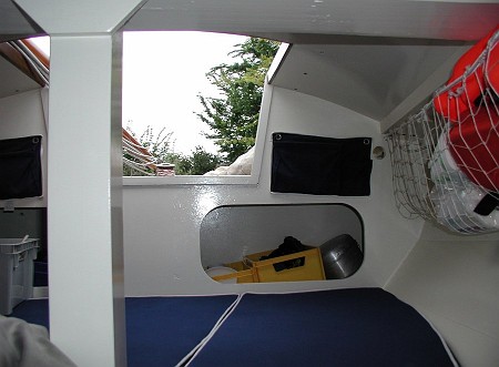 cabine 1 Intérieur, vue vers l'arrière