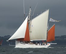 Biche, reconstruction d'un bateau du patrimoine