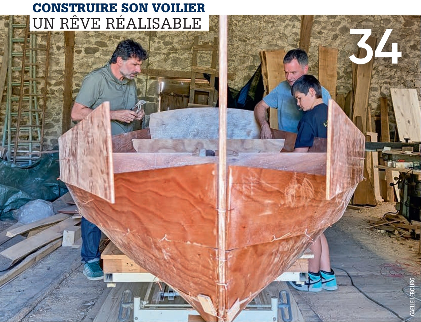 You are currently viewing Voiles et Voiliers magazine: a special report on amateur boatbuilding