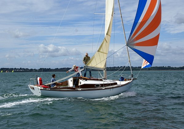 Toulinguet #1 in Morbihan gulf 8.45 m classic cruiser Go to Toulinguet description