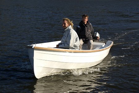 DSC06176 Bounty motor boat in river Rance