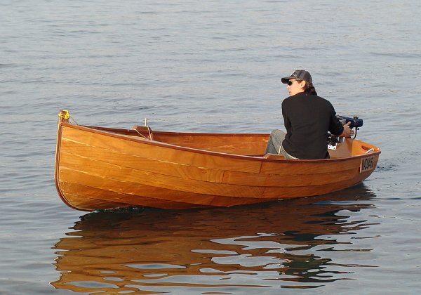 Morbic 12 motor Traditional motor boat, 3.7 m in length. Plywood clinker hull