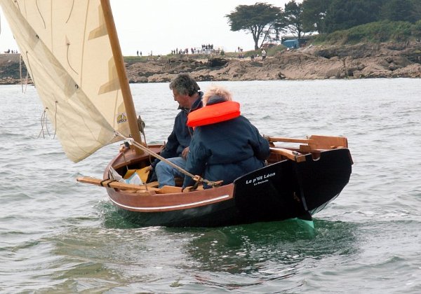 Clinker Aber at sea Sail and oars boat, 4.3 m in length