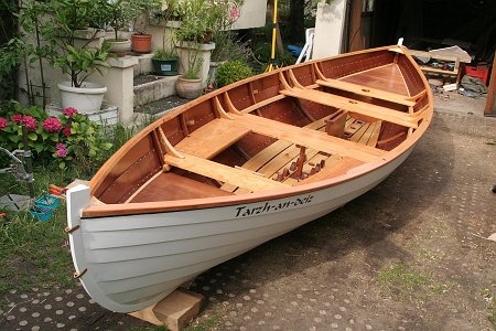 IMG_1457 Ready for launching. The white colour outlines the clinker lines.