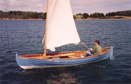 Marifjora-morbihan Marifjora in Morbihan gulf. Nicolas Vivier steering.
