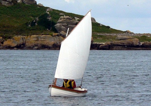 Momo, first Morbic 10 sail Sailing tender 2.8 m in length
