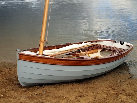 photo Morbic 12 built in UK by Adrian Donovan boatbuilder