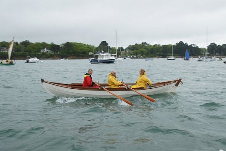 morbihan-2013-fvan-221 Under oars, during the Morbihan week 2013