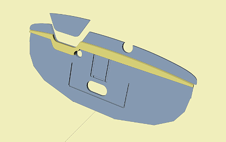 jewell-montage-02 Prefabrication of the transom made of two layers of plywood