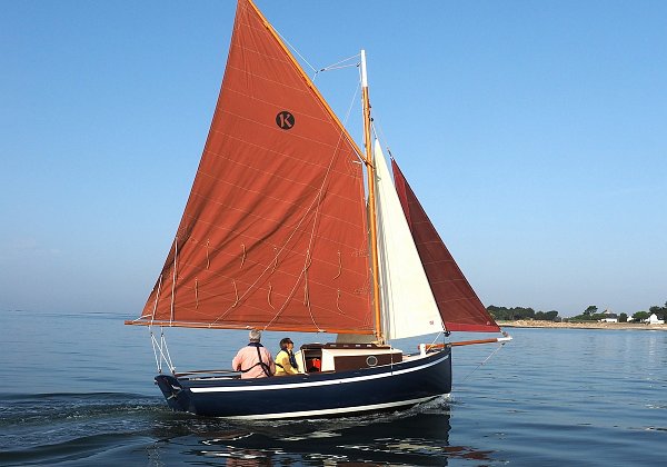 At sea First Koalen 18 after launching