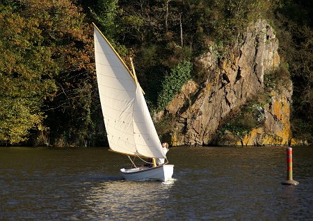 DSC06254 First trials of Bounty on Rance river