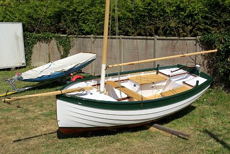 Ebihen15_Icarai_DSC02000 Ebihen 15, ready for delivery by Icarai boatbuilder, gaff sloop rigged