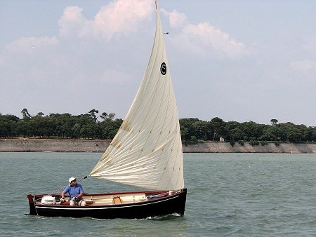 EBIHEN 16.jpg 4 The owner, Daniel Lebrun, at the helm