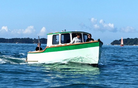 Navigation dans le Golfe du Morbihan. Navigation dans le Golfe du Morbihan.