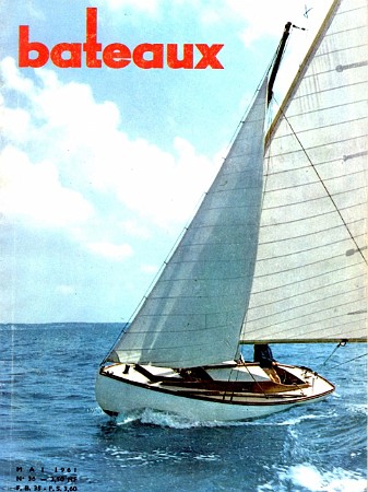 Bateaux-mai-1961 L'As de Coeur, ou un de ses frères, a fait la couverture de la revue Bateaux en 1961