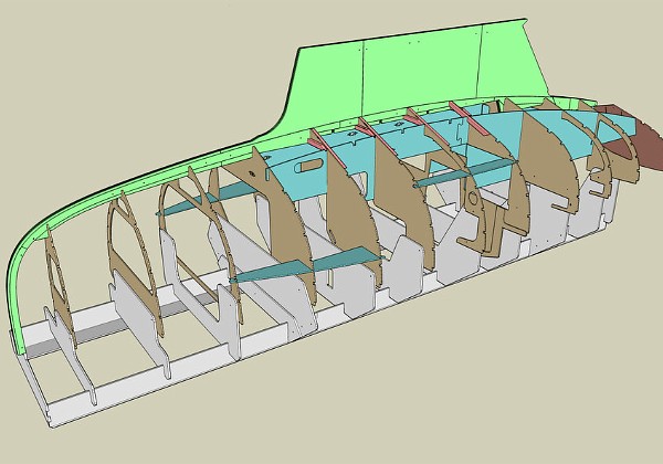 Processus de montage Vers description de Pen-Hir, croiseur de 7.49 m