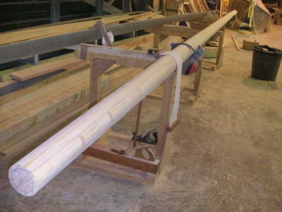 Kit suppliers are generally able to provided part made items, like a mast