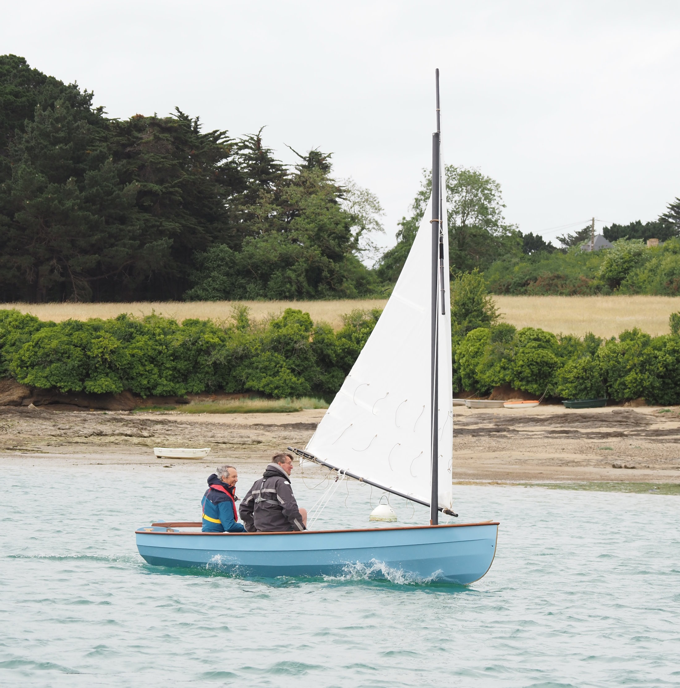 You are currently viewing Grand-Largue Boatbuilder delivers his first Creizic